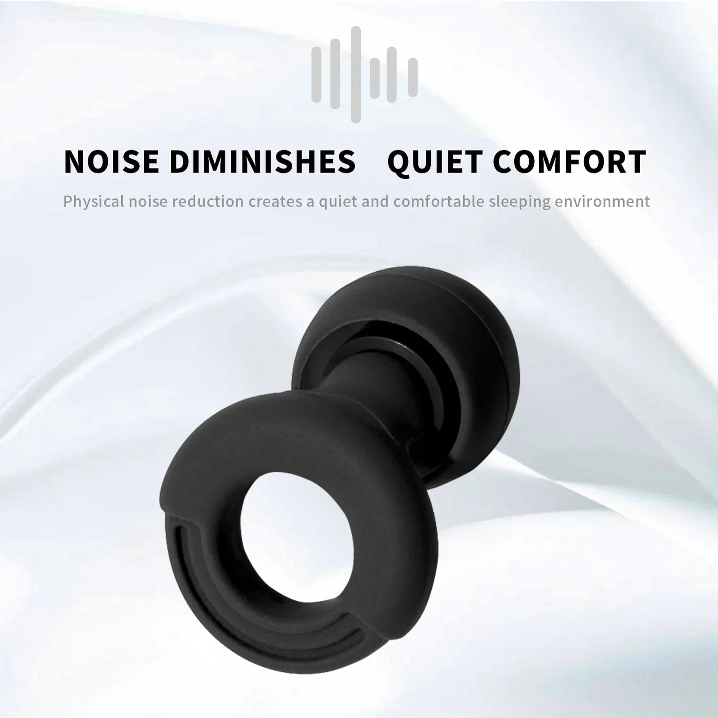 AquaSilent Earplugs - Combines waterproof + silent features